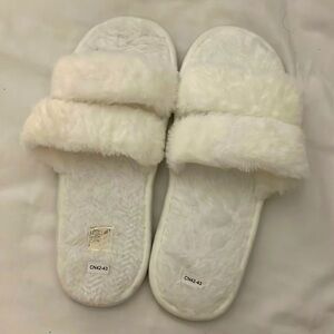 One pair size 43 bridal or bachelorette slippers